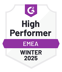 G2 badge for High Performer 2025