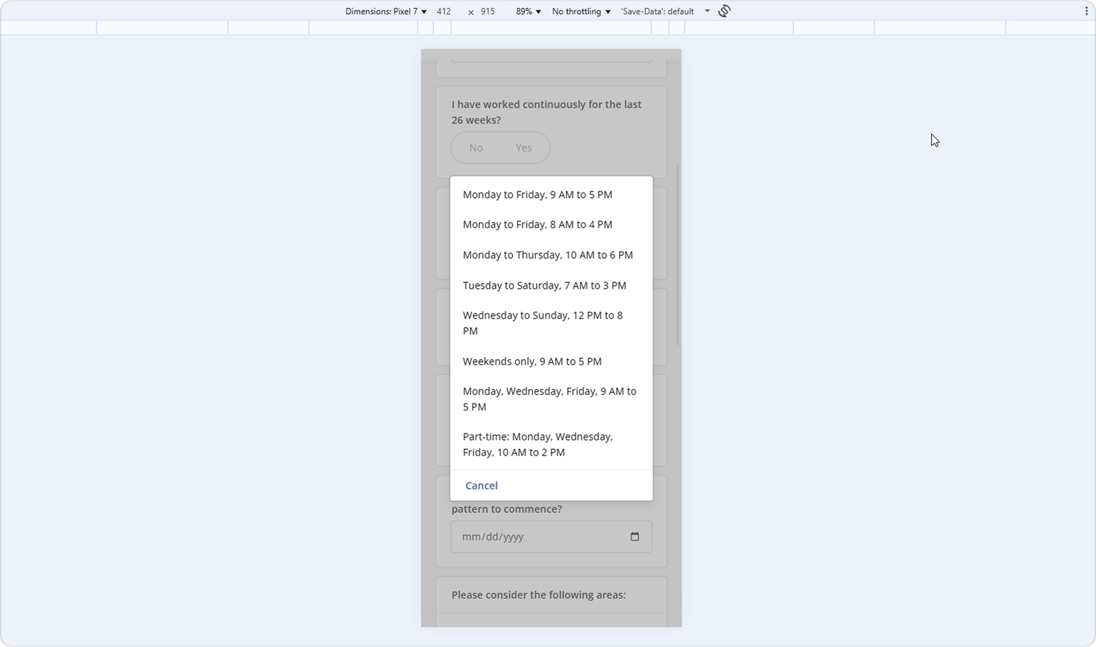 Responsive Dropdown