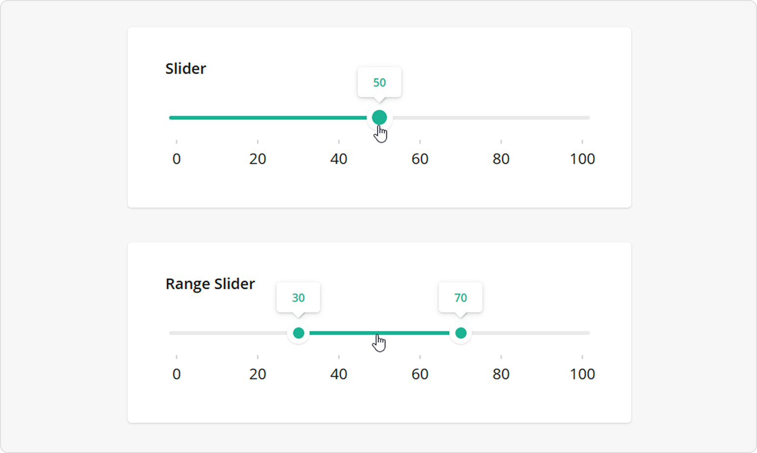 SurveyJS Survey Creator - Sliders