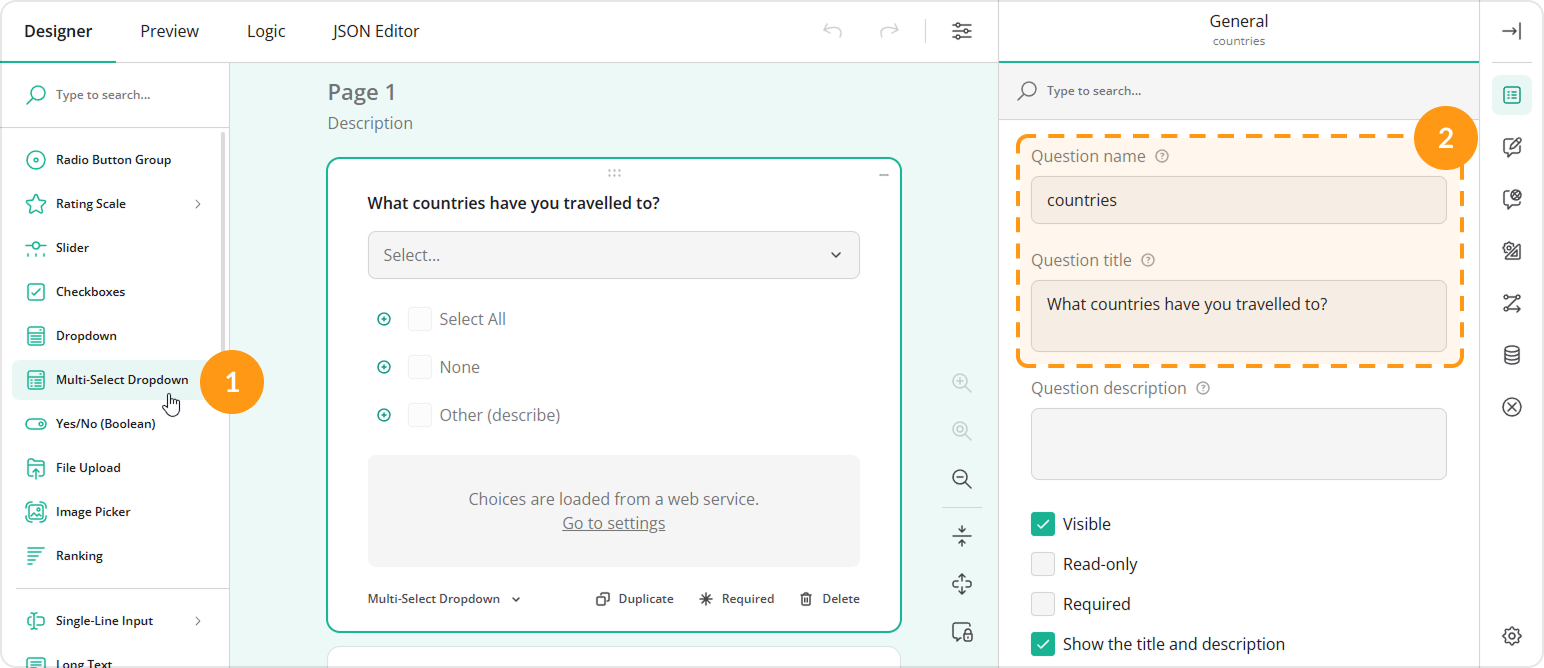 Tag Box configuration